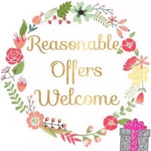 Floral Wreath Design with Gold Text